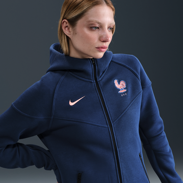Mikina Nike Nike Football FFF Tech Windrunner Fleece Full-Zip Hoodie Navy | HF5121-492, 0