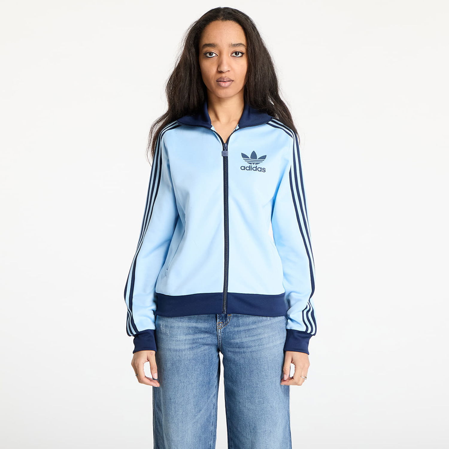 Vetrovka adidas Originals Adicolor Beckenbauer Track Top Modrá | JC5805, 0