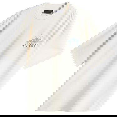 Tričko AMIRI Starburst Oversized T-Shirt, Size Large Biela | AMJYTE1179-127, 1