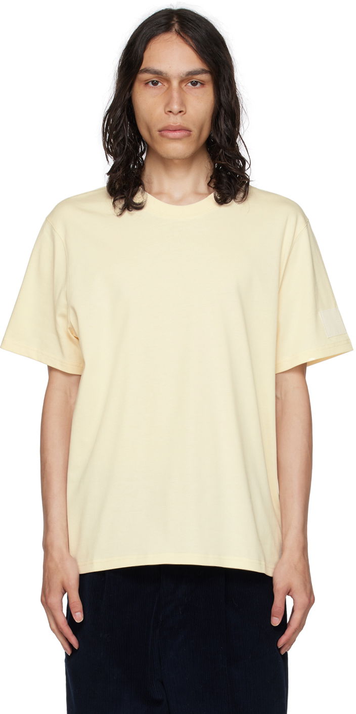 Tričko AMI Crewneck T-Shirt Béžová | UTS017.726, 0