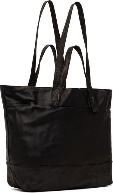 Tote bag Yohji Yamamoto YOHJI YAMAMOTO Horse Double Handle Leather Tote Čierna | HP-I01-770, 2