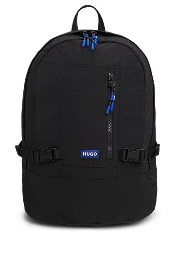 Batoh BOSS HUGO Backpack with Adjustable Straps and Logo Badge Čierna | 50547604