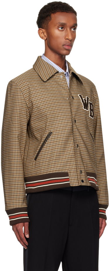 Bomber bunda Wales Bonner Wales Bonner Homecoming Varsity Bomber Jacket Hnedá | UA24JA10-CO03-8890, 1