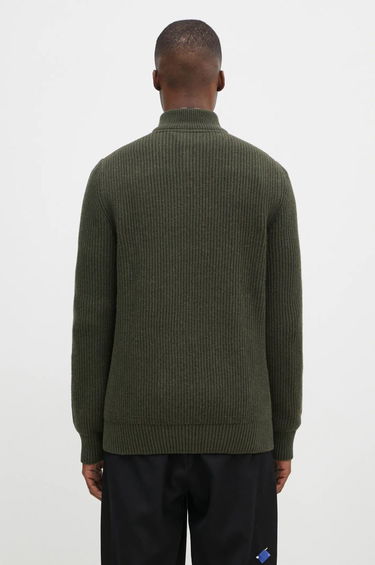 Sveter Baracuta Miller Half Zip Knit Sweater Zelené | BRMAG0192, 2