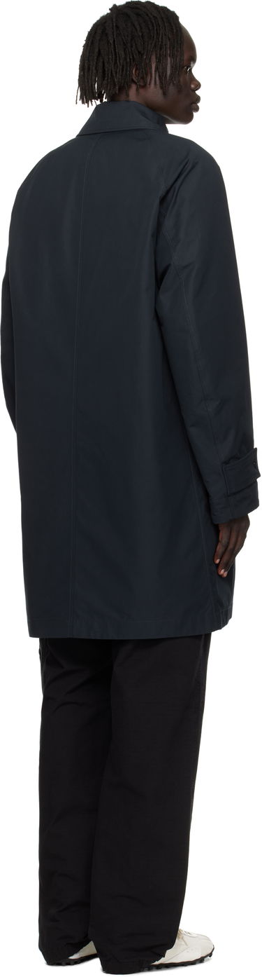 Kabáty Stone Island Weatherproof Cotton Canvas Long Coat Navy | K2S15 7100018 S00F1, 2