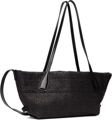 Tote bag Balmain Small Track Woven Tote Čierna | GN1FD039TRAA, 2