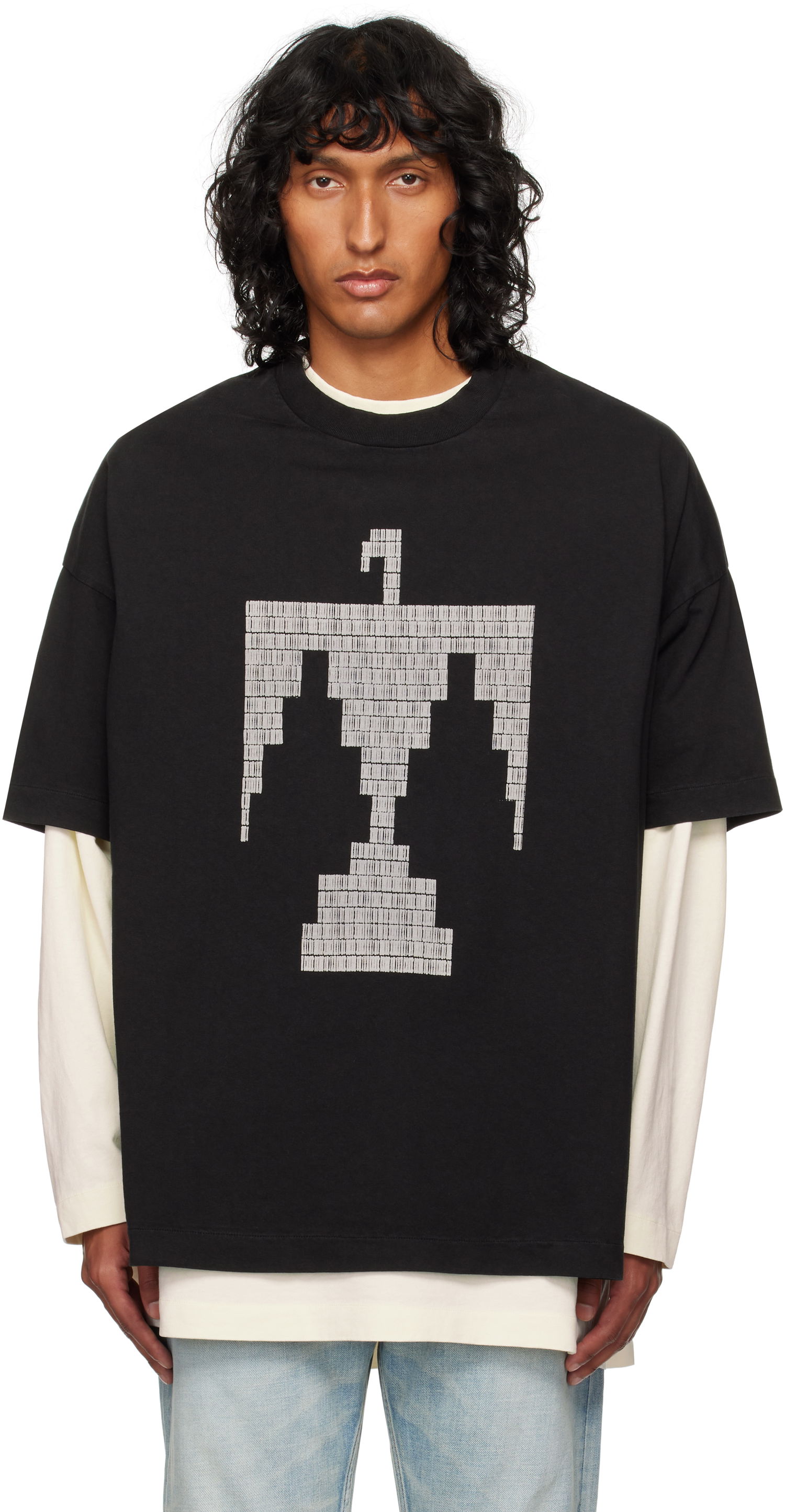 Tričko Fear of God Thunderbird T-shirt Čierna | FG24FW50-10155EGHWJ, 0