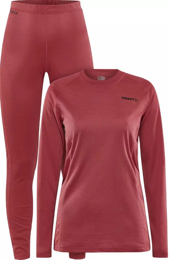 Spodná bielizeň a ponožky Craft CORE Warm Baselayer Set Červená | 1909708-421000