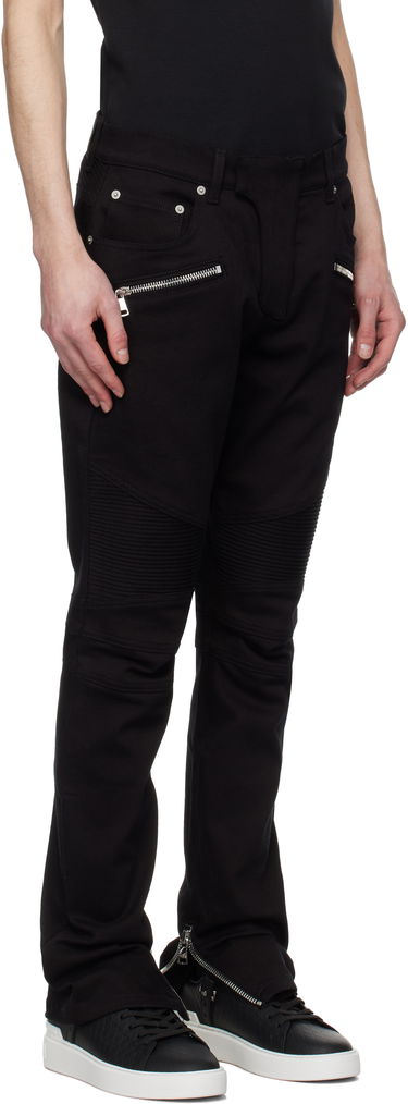 Džínsy Balmain Balmain Slim-Fit Biker Jeans Čierna | EH1MG115DF63, 1