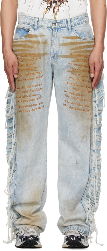 Džínsy Who Decides War Who Decides War Mechanic Ultra Flare Denim Jeans Modrá | 1120850009SS25, 0