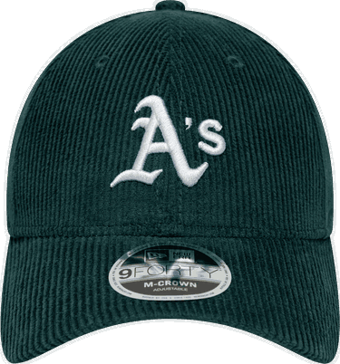 Šiltovka New Era Oakland Athletics MLB 9FORTY M-Crown Adjustable Corduroy Baseball Cap Zelené | 60691061-301, 2