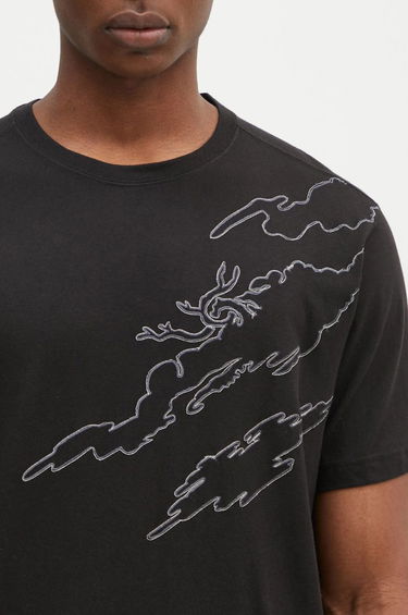 Tričko Maharishi Sparse Bonsai T-Shirt Čierna | 5339-BLK, 3