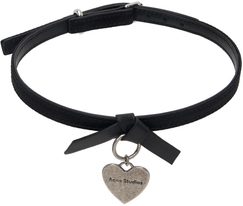 Náhrdelník Acne Studios Musubi Charm Choker Čierna | C50425-