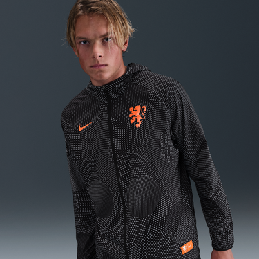 Bunda Nike Netherlands Aireez Printed Football Jacket Čierna | HM3842-010, 0