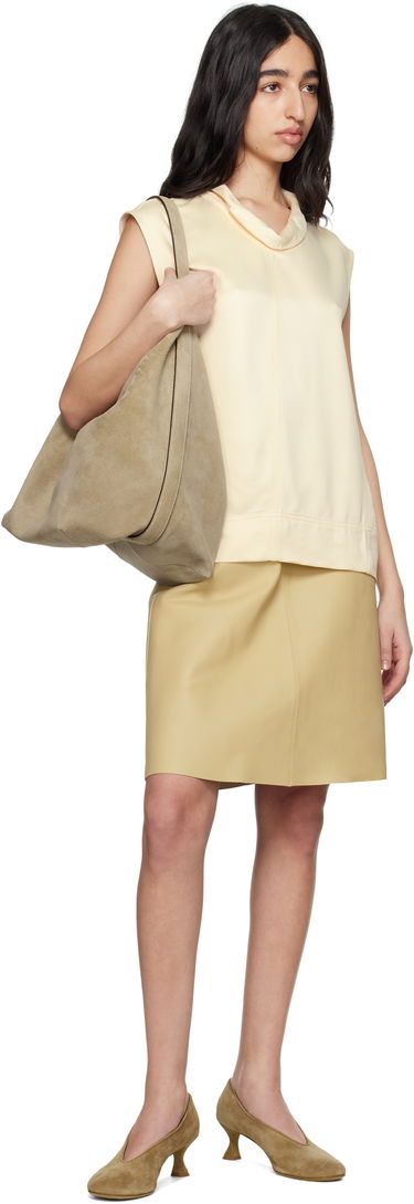 Sukňa TOTEME TOTEME A-Line Leather Miniskirt Žltá | 251-WRB4456-LE0128, 3