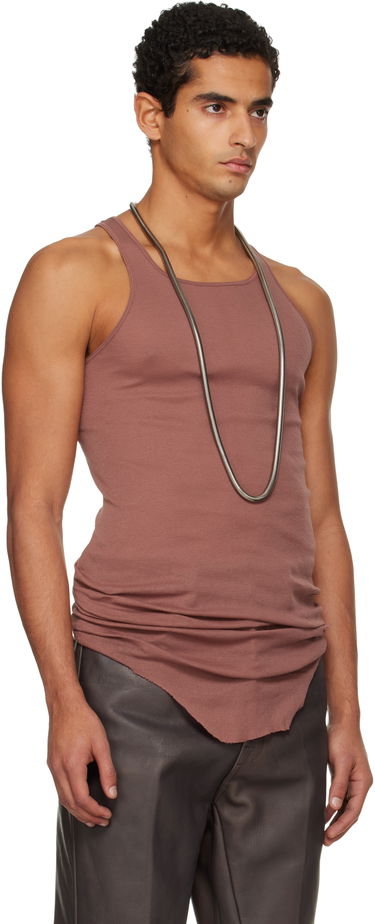 Tielko Rick Owens Concordians Basic Rib Tank Top Hnedá | RU02E1150 MR, 1