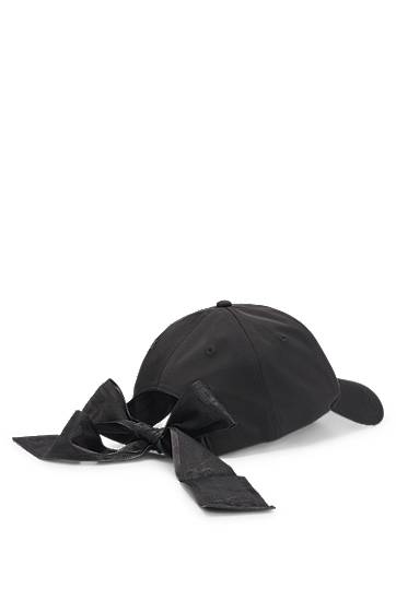 Šiltovka BOSS Hugo Taffeta Cap with Jacquard Ribbon Closure Čierna | 50539916, 1