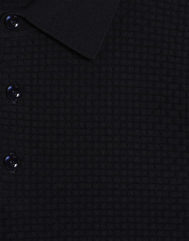 Polo tričko Dolce & Gabbana Textured Cotton Polo Shirt Navy | GXZ02TJBCGFB0665, 2