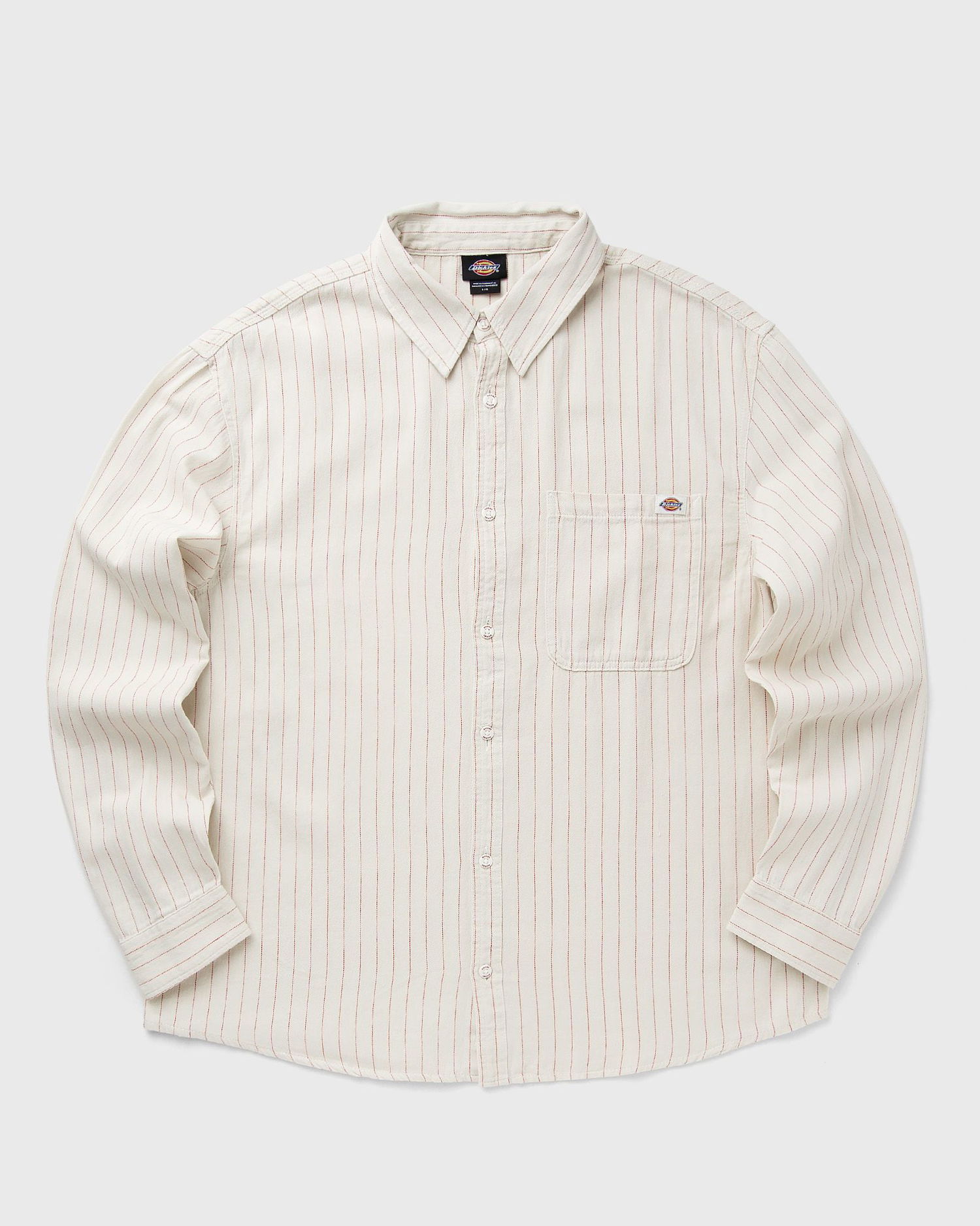 Košeľa Dickies Long Sleeve Service Stripe Shirt Biela | DK0A4Z7NC481, 1