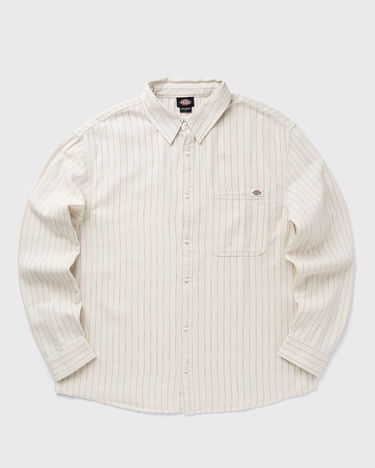 Košeľa Dickies Long Sleeve Service Stripe Shirt Biela | DK0A4Z7NC481, 1