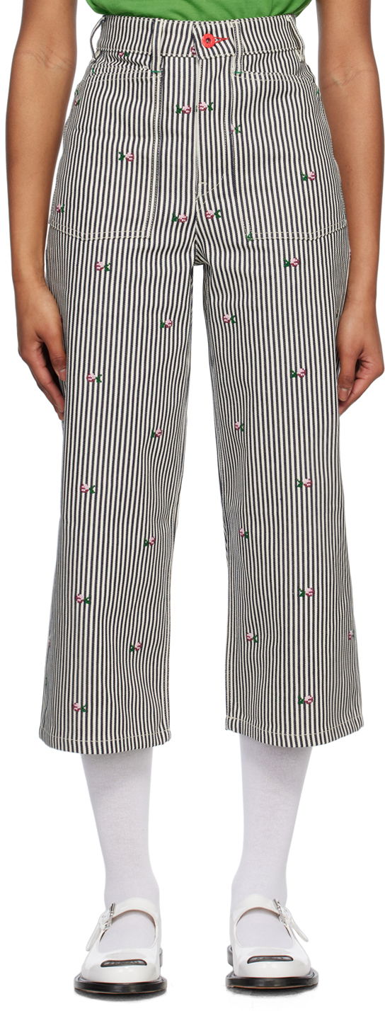 Džínsy KENZO Paris Sumire Čierna | FD52DP2146J1, 0