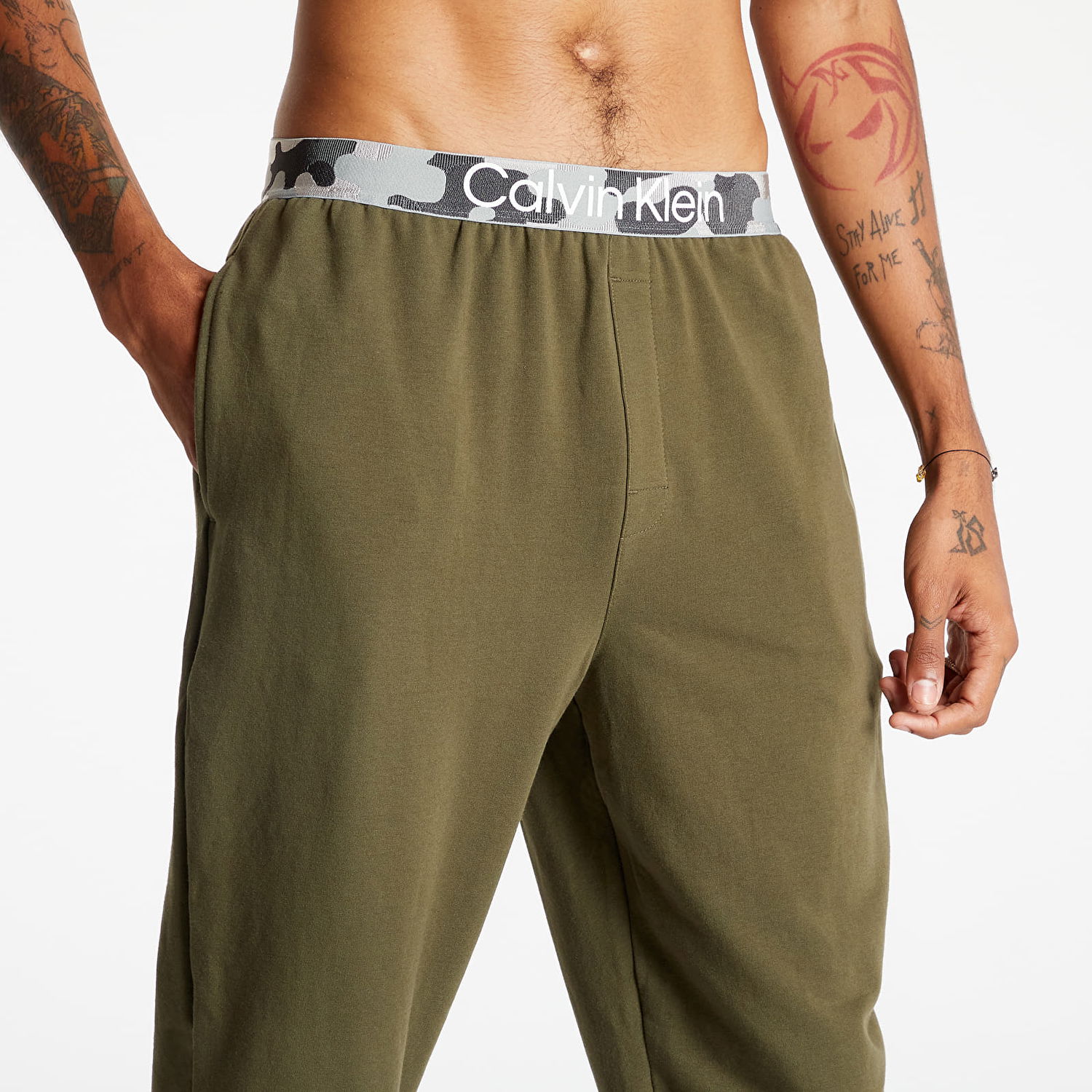 Tepláky CALVIN KLEIN Galvanize Lounge Jogger Zelené | NM2196E RBN, 1