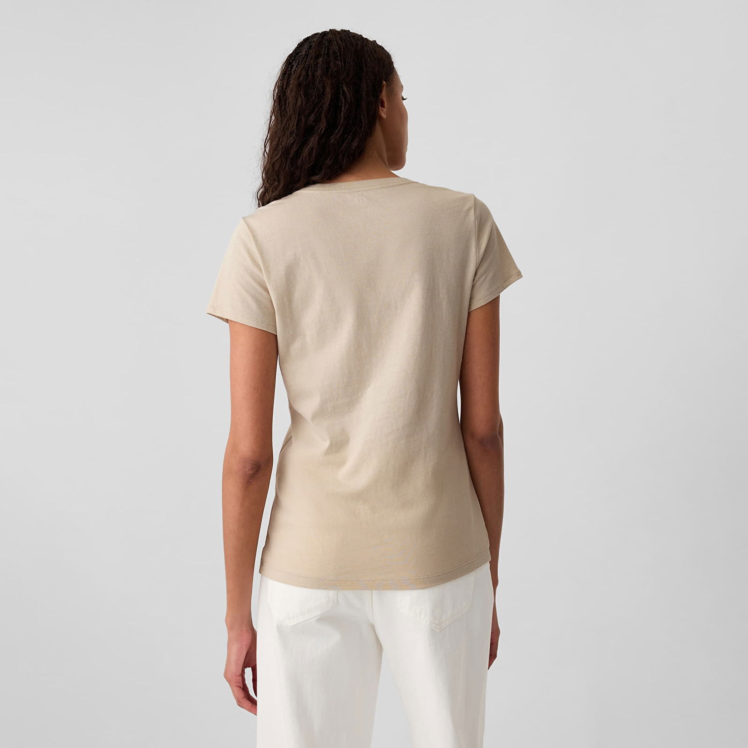 Tričko GAP T-shirt Logo Shortleeve Tee Bedrock Shine XS Šedá | 417797-07, 1