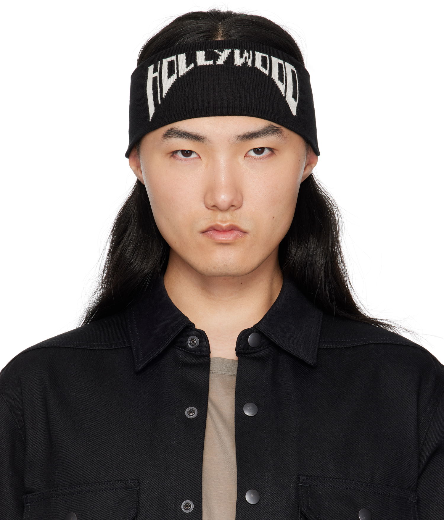 Šál Rick Owens Rick Owens DRKSHDW 'Hollywood' Cotton Headband Čierna | DA01E3480 KP7, 0