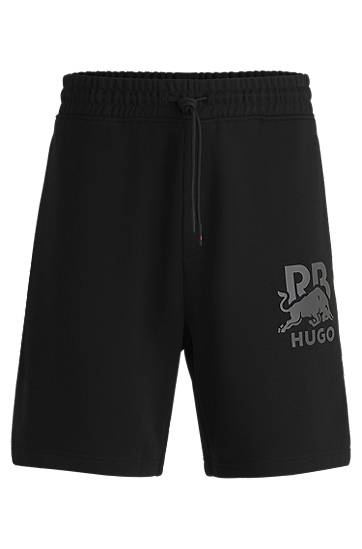 Šortky BOSS HUGO x Red Bull Cotton-Terry Shorts Čierna | 50542809, 0