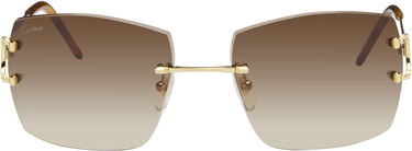 Slnečné okuliare Cartier Cartier Rimless Square Sunglasses Hnedá | CT0009RS-001, 0