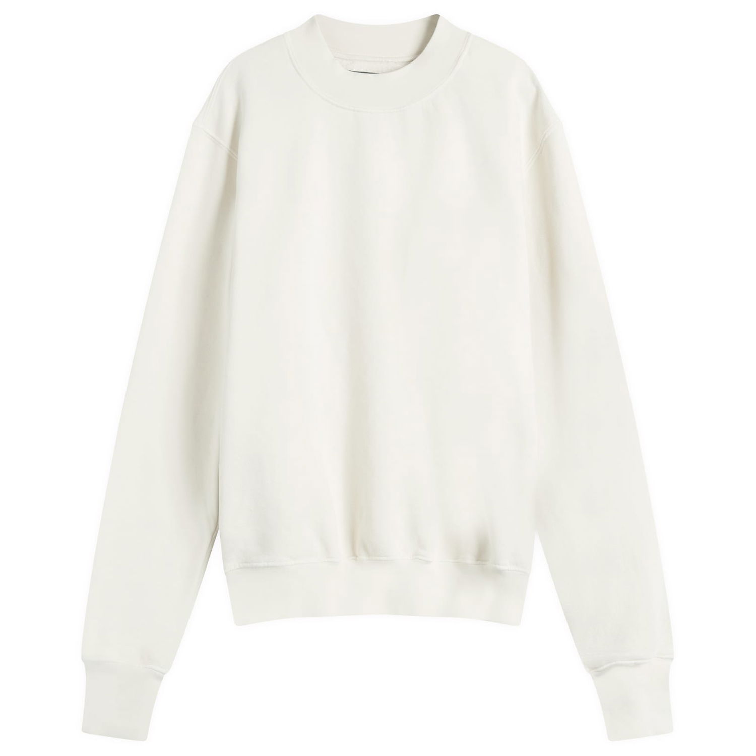 Mikina LES TIEN Heavyweight Banded Mock Neck Polo Biela | CF-1100-IVR, 1