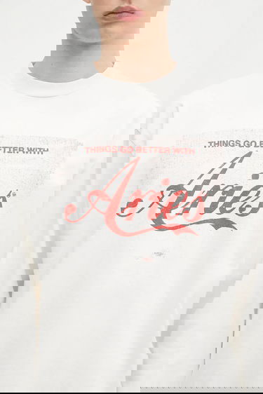 Tričko Aries Aries Faded Cola LS Tee Long Sleeve T-Shirt Biela | AR6265203, 3