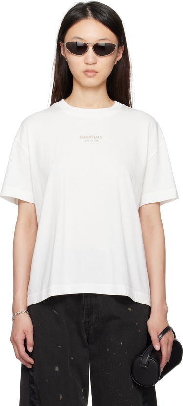 Tričko Fear of God Fear of God ESSENTIALS Classic Fit T-Shirt Biela | 125SP255864FW, 0