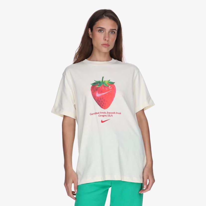 Tričko Nike Sportswear Fruit Oversized Strawberry T-Shirt Biela | IQ3344-113