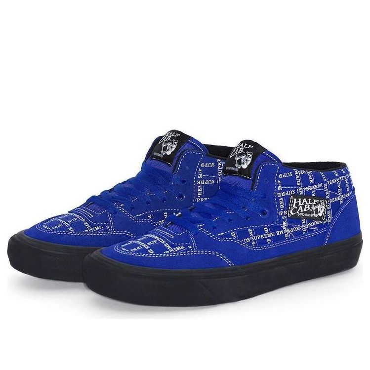 Tenisky a topánky Vans Supreme x Half Cab Pro '92 'Logo Pattern' Modrá | VN0A3QPH2YX, 0