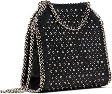 Kabelka Stella McCartney Stella McCartney Falabella Eyelet-Stud Mini Bag Čierna | 391698WP0582, 2
