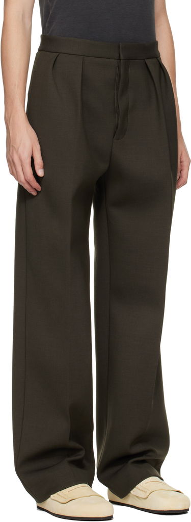 Nohavice Jacquemus 'The Citta' Pleated Tailored Trousers Čierna | 25HPAM00536AW00695, 4