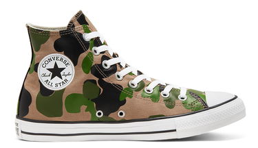 Tenisky a topánky Converse Archival Camo Chuck Taylor All Star High Zelené | 166714C, 0