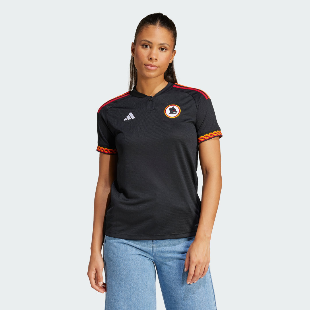 Dres adidas Performance AS Roma 23/24 Third Čierna | IK7164, 0