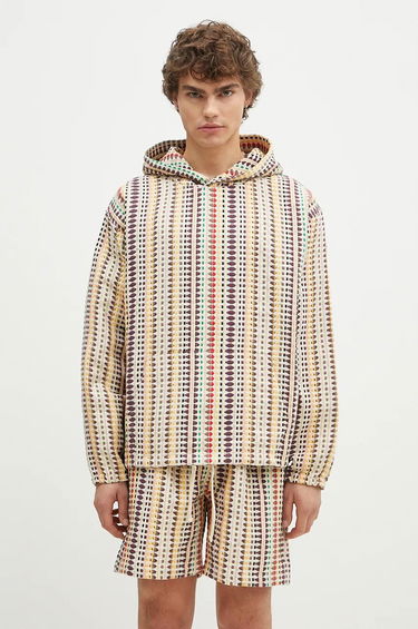Mikina Pleasures Stitch Poncho Hoodie With Hood Béžová | P24F052, 0