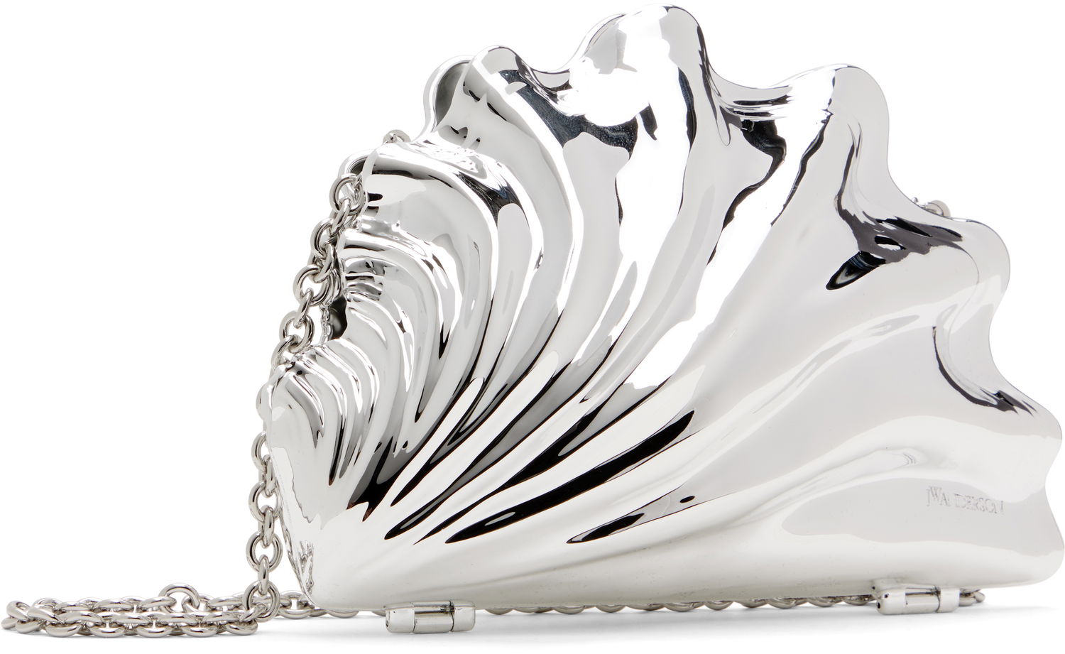 Kabelka JW Anderson JW Anderson Shell Clutch Metalická | HB0735-FA0456, 1