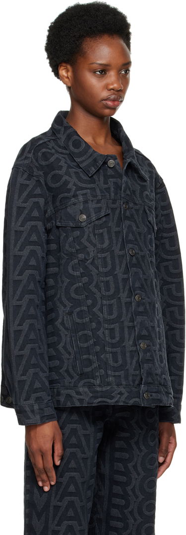 Bunda Marc Jacobs Marc Jacobs 'The Monogram' Denim Jacket Čierna | D209C14RE22, 1