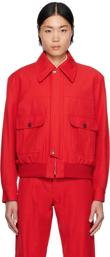 Bomber bunda Paul Smith Paul Smith Commission Edition Jacket Červená | M1R-464Y-L02145-25, 0