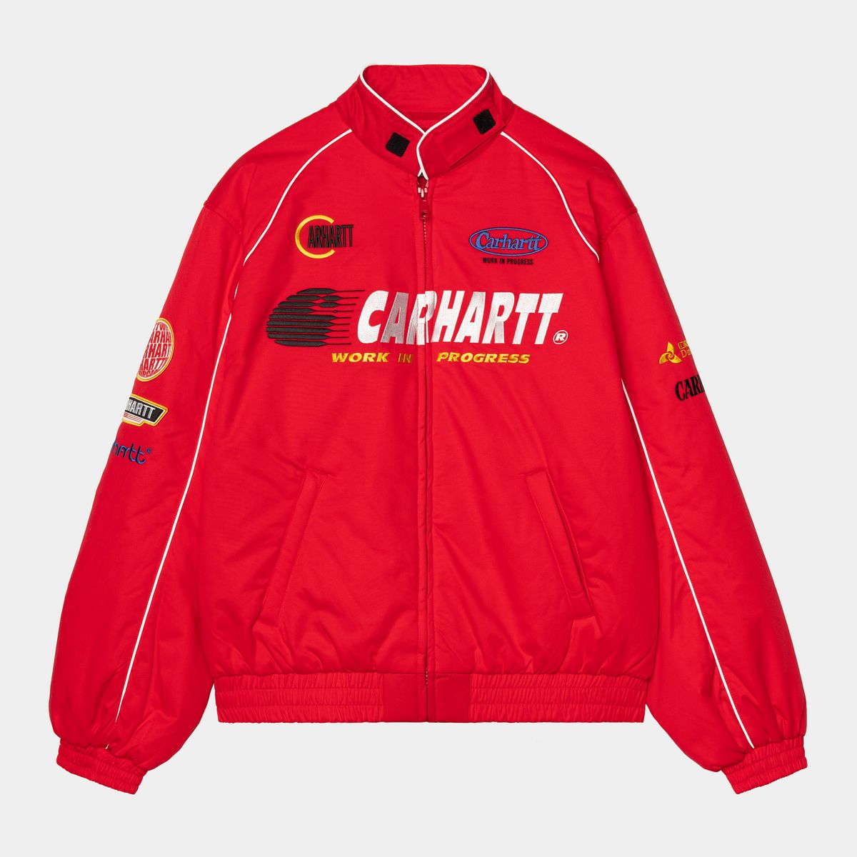 Bunda Carhartt WIP Haddon Racing Jacket Červená | A252008_9, 0