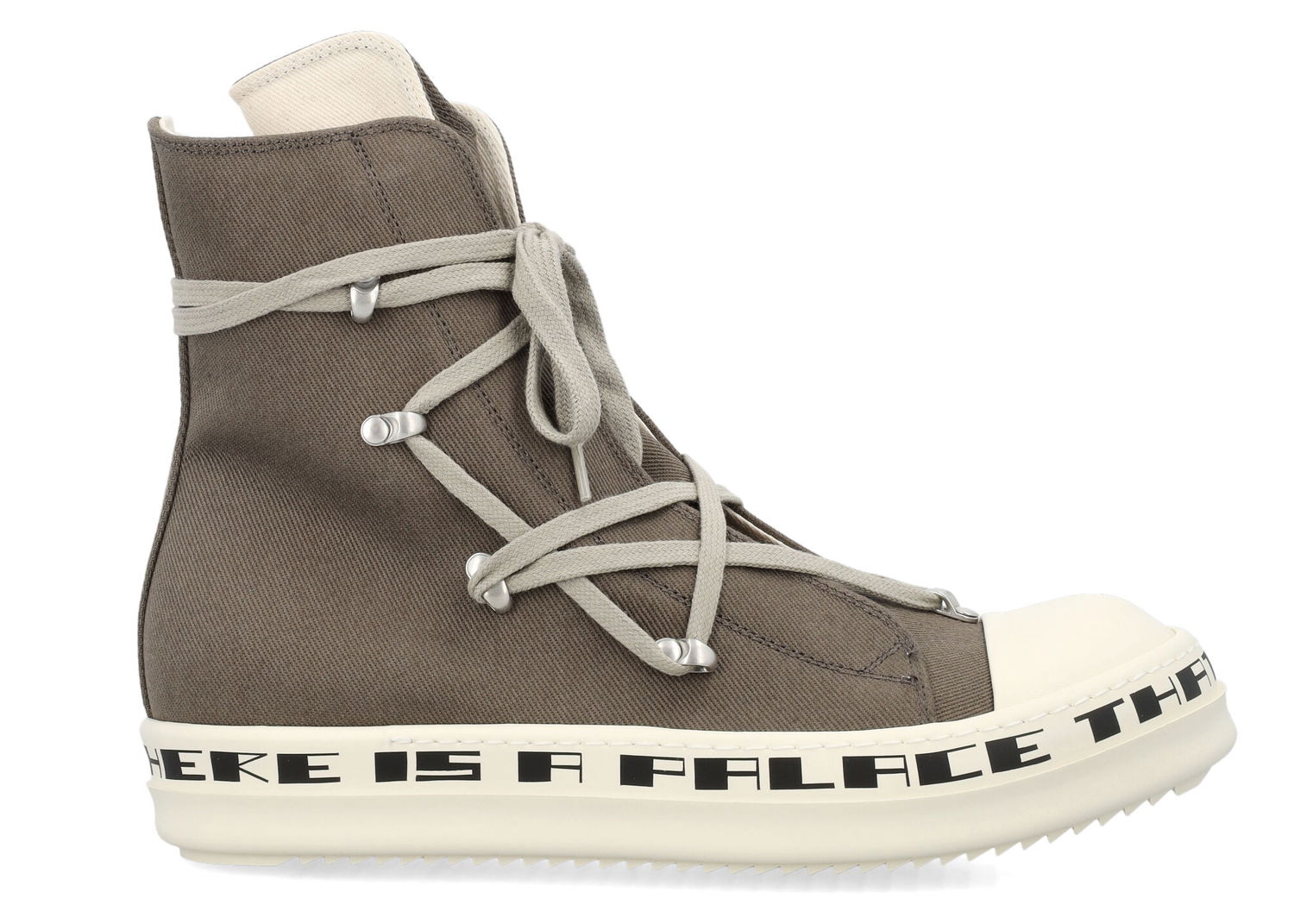 Tenisky a topánky Rick Owens DRKSHDW Hexa High Dust "Milk Black" Béžová | DU02C5805 DOEP8 34119, 0