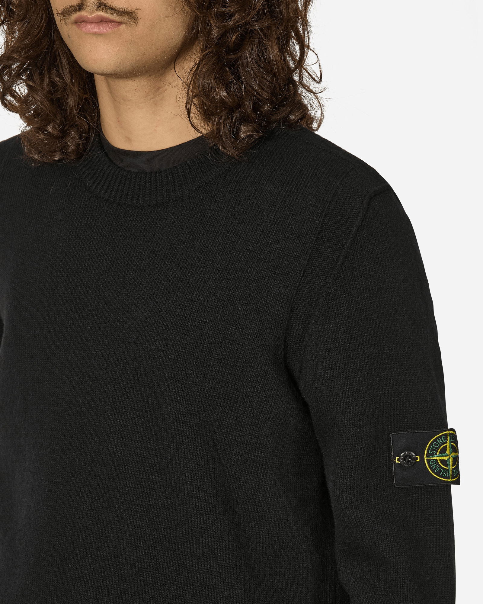 Wool Crewneck Sweater Black