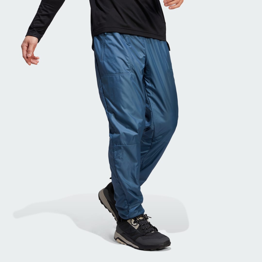 Nohavice adidas Performance Fleece Windproof Track Pants Modrá | IJ0546, 0