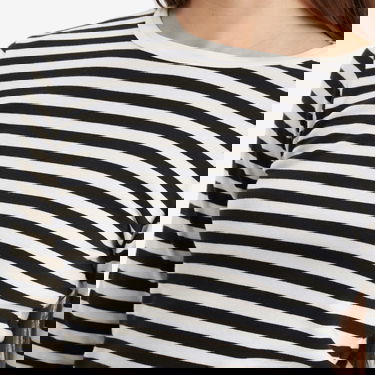 Tričko BEAMS Beams Boy Long Sleeve Stripe T-Shirt Čierna | 13140060654-18, 5