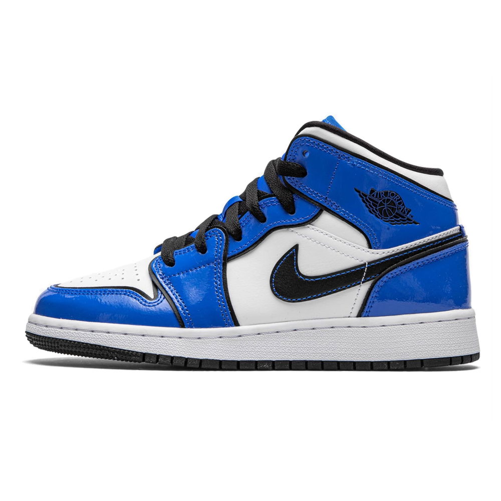 Tenisky a topánky Jordan Air Jordan 1 Mid SE GS "Signal Blue" Modrá | BQ6931-402, 0