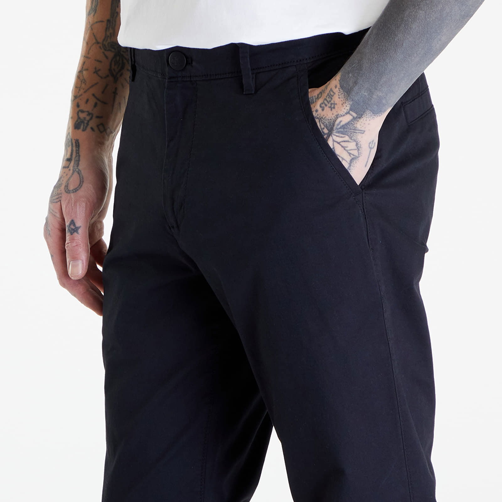 Jeans Slim Stretch Chino Black